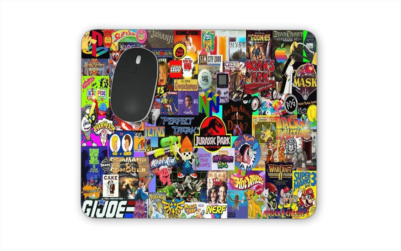 Pop Culture 80's 90's 00's Themed Mouse Pads - Music Movies Bands Cartoons Tv