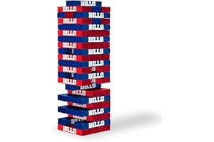Wild Sports NFL Buffalo Bills Table Top Stackers Game , 3" x 1" x .5"