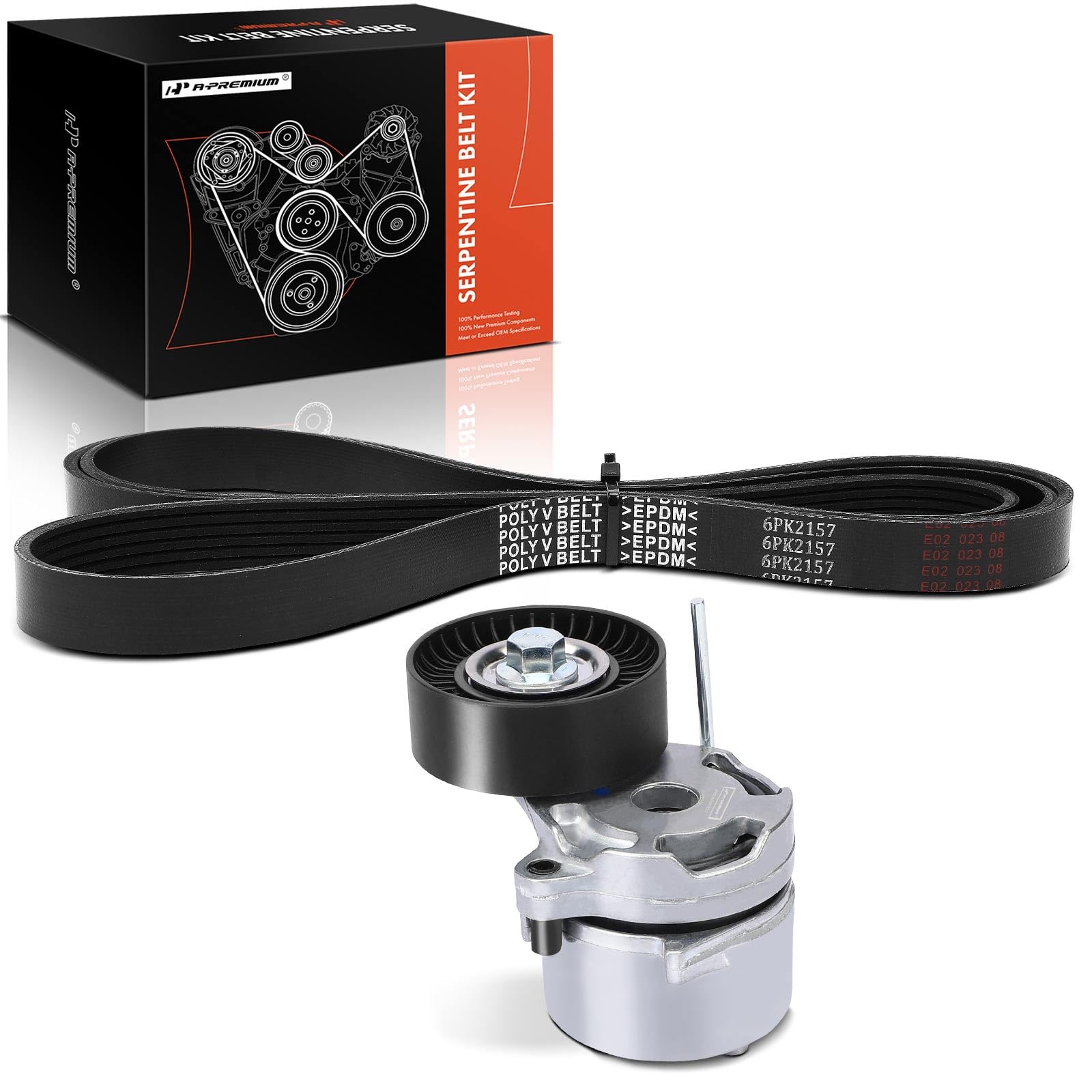 Photo 1 of A-Premium Engine Serpentine Belt Drive Kit Compatible with Subaru Impreza 2012-2014, XV Crosstrek 2013-2014 - 2.0L