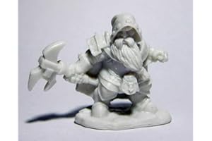 REAPER Miniatures Durok, Dwarf Ranger #77480 Bones Unpainted Plastic Mini Figure