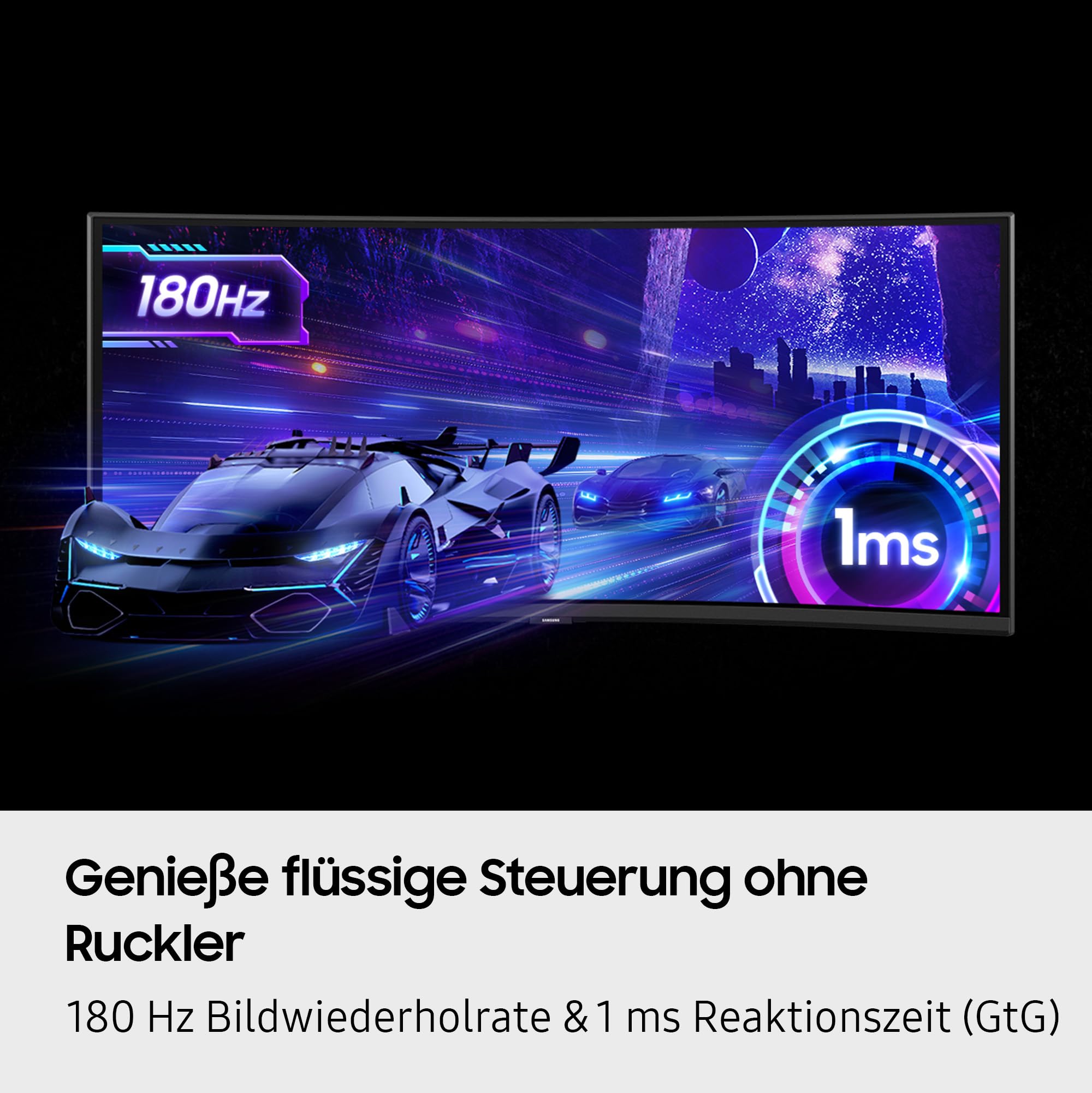 Samsung 40 Zoll Odyssey G75F 5K WUHD Curved Gaming Monitor, 5120 x 2160, 180 Hz, 1 ms (G/G), 1000R, VESA DisplayHDR 600 HDR10+, AMD FreeSync Premium Pro, Auto Source Switch+, Core Sync, LS40FG756EUXEN 8