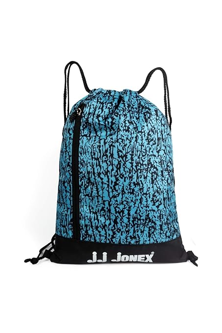JJ Jonex Polyester Waterproof Reversible String Backpack for Running, Football, Riding, Gym Bag and Cycling Reversible Zipper (Sky Blue)
