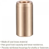 sourcing map Sleeve Bearings 5mm Bore 9mm OD 20mm Length Cast Brass view 3