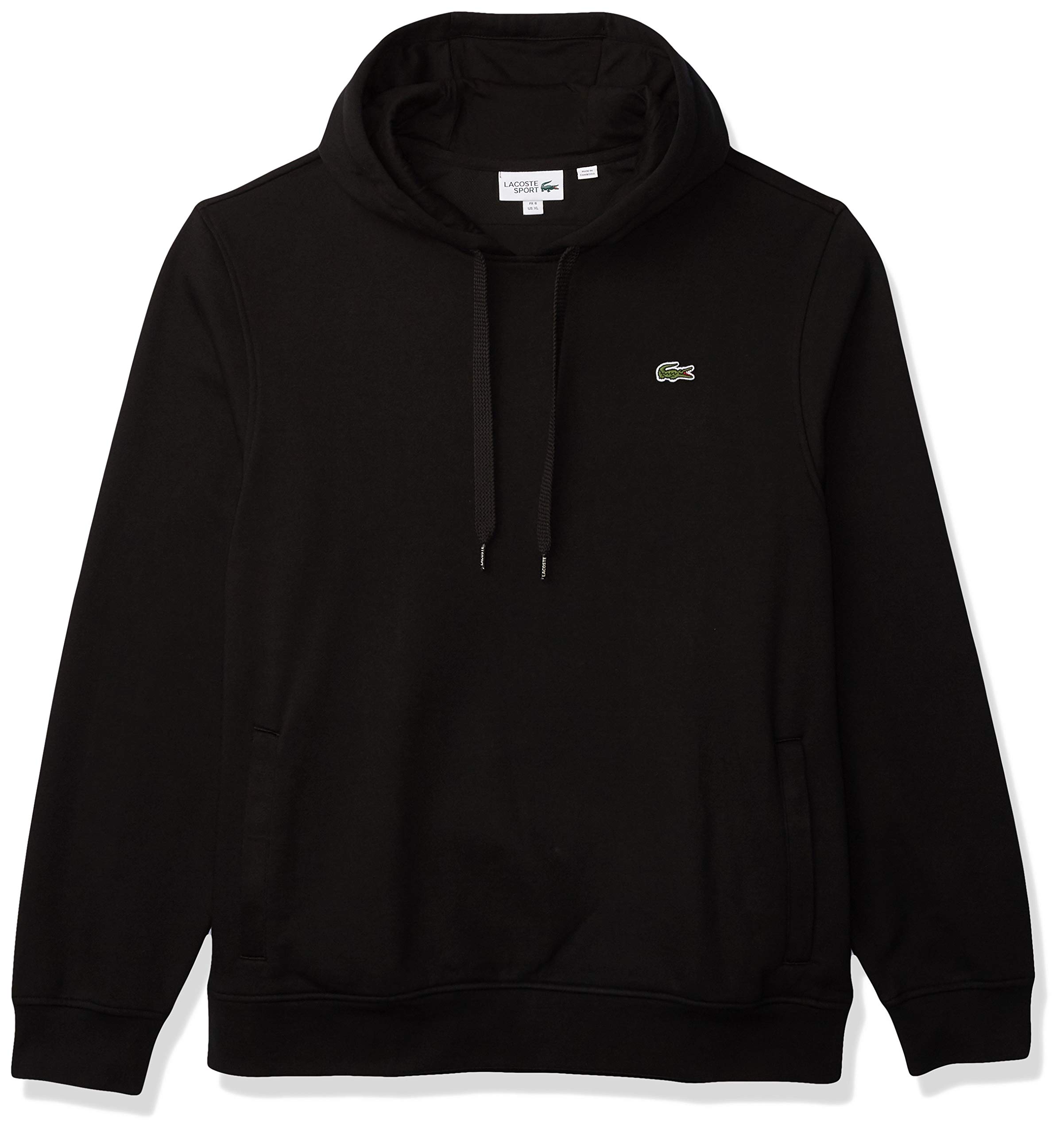 Lacoste mens Pullover Hooded Fleece