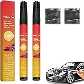 2Pcs Magic Car Scratch Removal Pen, Black Cars Magic Pen for Car Scratches & Weatherproof Touch Up Paint Pen Car Scratch Remover Pen for dark Car -The Magic Pen black Cars