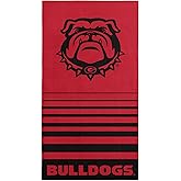 Northwest Georgia Bulldogs NCAA Striped Jacquard Beach Towel 36 x 72 Inches
