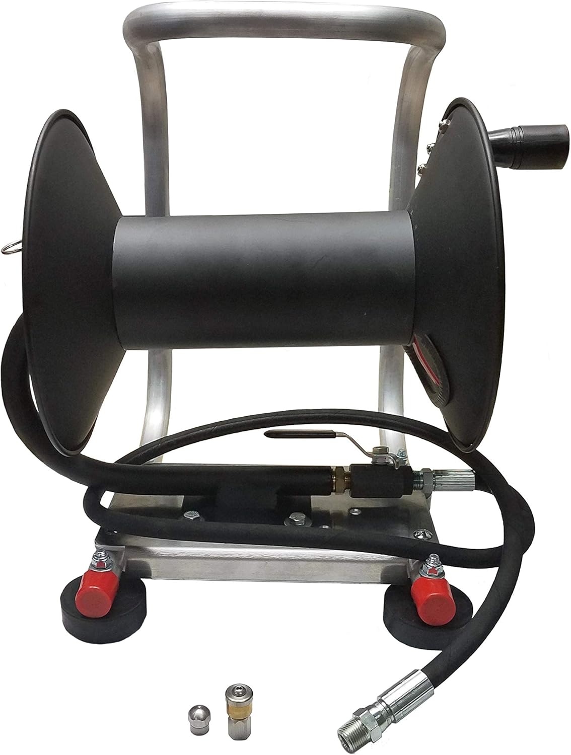 Amazon.com: Ultimate Washer Sewer Jetter Hose Reel Kit for 200 FT of 1/