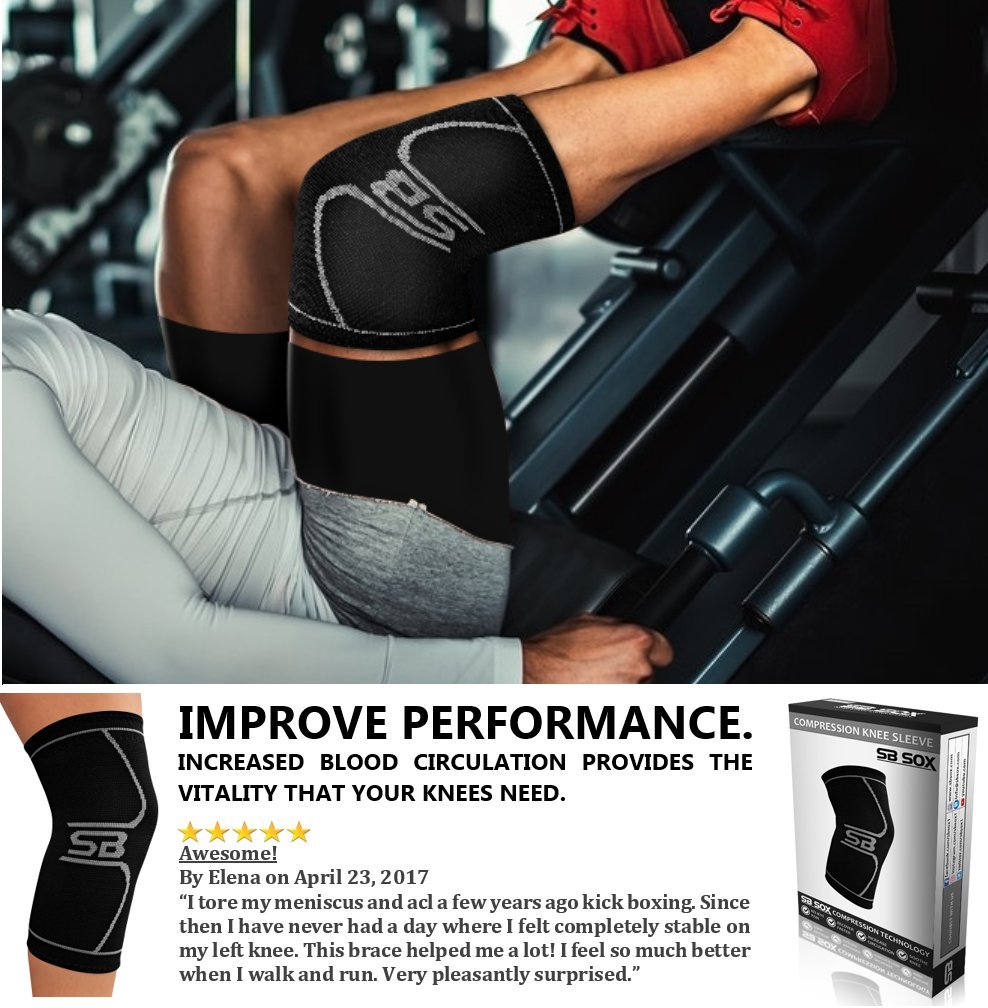 SB SOX Compression Knee Brace for Knee Pain Braces and Supports Knee