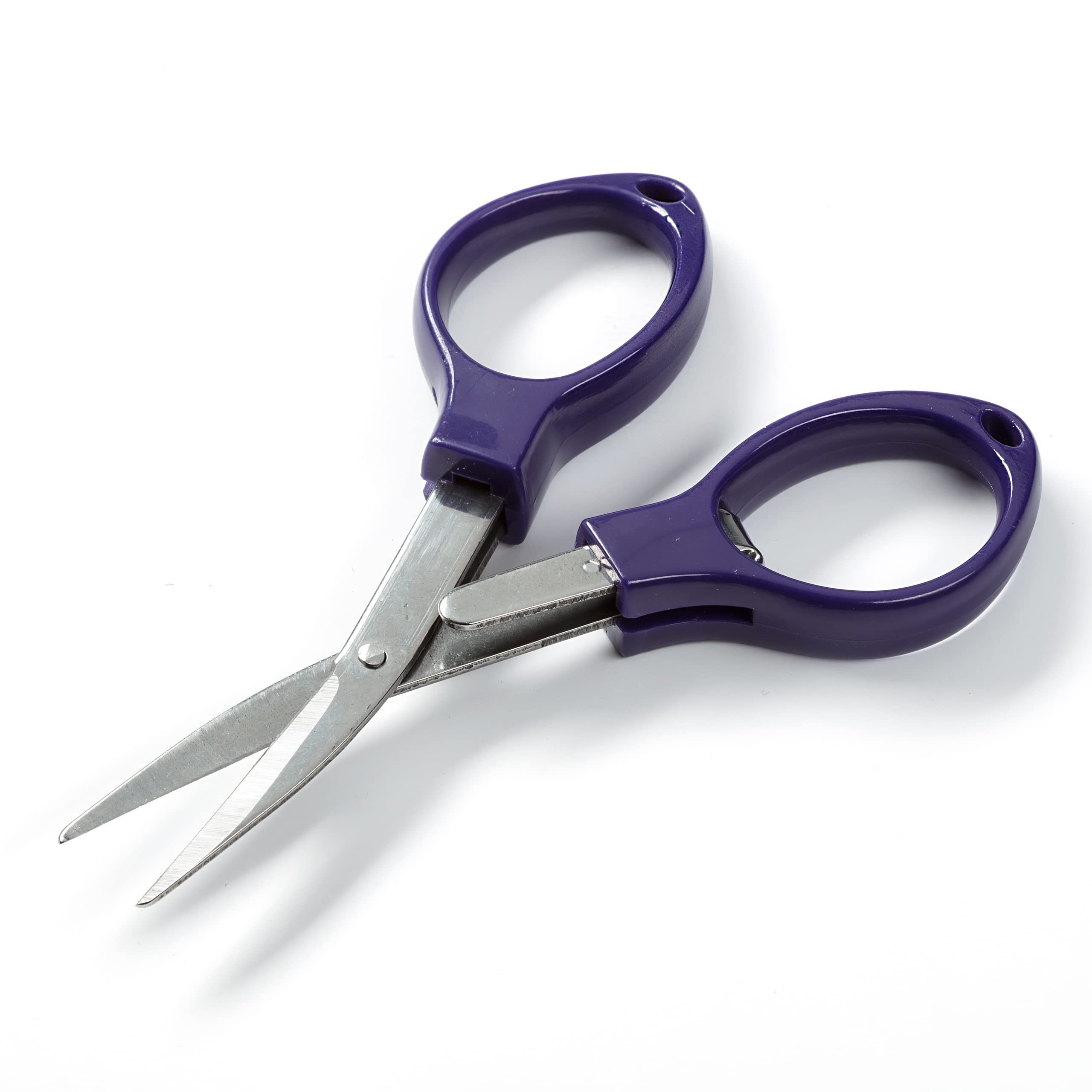 Prym - Prym Violet (10cm) Plastic Handle Foldable Scissors - 5 Pieces