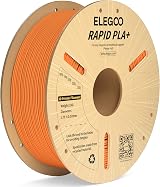 ELEGOO Rapid PLA Plus Filament 1.75mm Orange 1kg High Speed 600mm/s