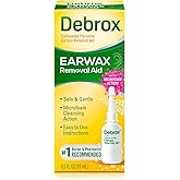 Debrox Earwax Removal Drops with Gentle Microfoam Cleansing Action, 0.5 fl oz