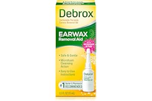 Debrox Earwax Removal Drops with Gentle Microfoam Cleansing Action, 0.5 fl oz