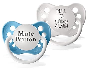 mute button pacifier