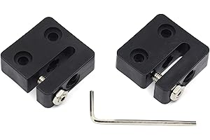 Befenybay 2PCS Anti-Backlash Nut 8mm Diameter T8 Thread Lead Screw Nut for CNC and 3D Printer (2mm Pitch 2mm Lead)