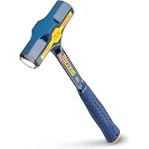 ESTWING Engineer's Hammer, 48 oz BIG BLUE, Shock Reduction Grip, E6-48E | Made in USA, Top Choice Of Geologists Worldwide, Forged In One Piece, Patented Nylon End Cap, Patented Shock Reduction Grip