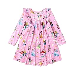 Disney Princess Toddler Girl Dress Character Print