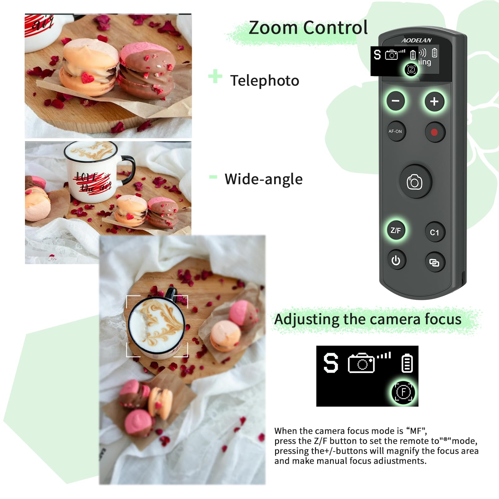 Mua Remote Control for Sony Camera,USB-C Rechargeable Wireless Shutter ...