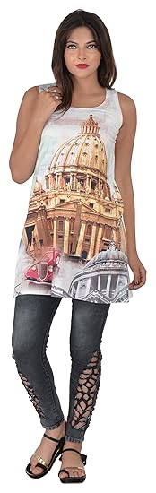 Digital Printed Super Soft Modal Maternity Tunic - London