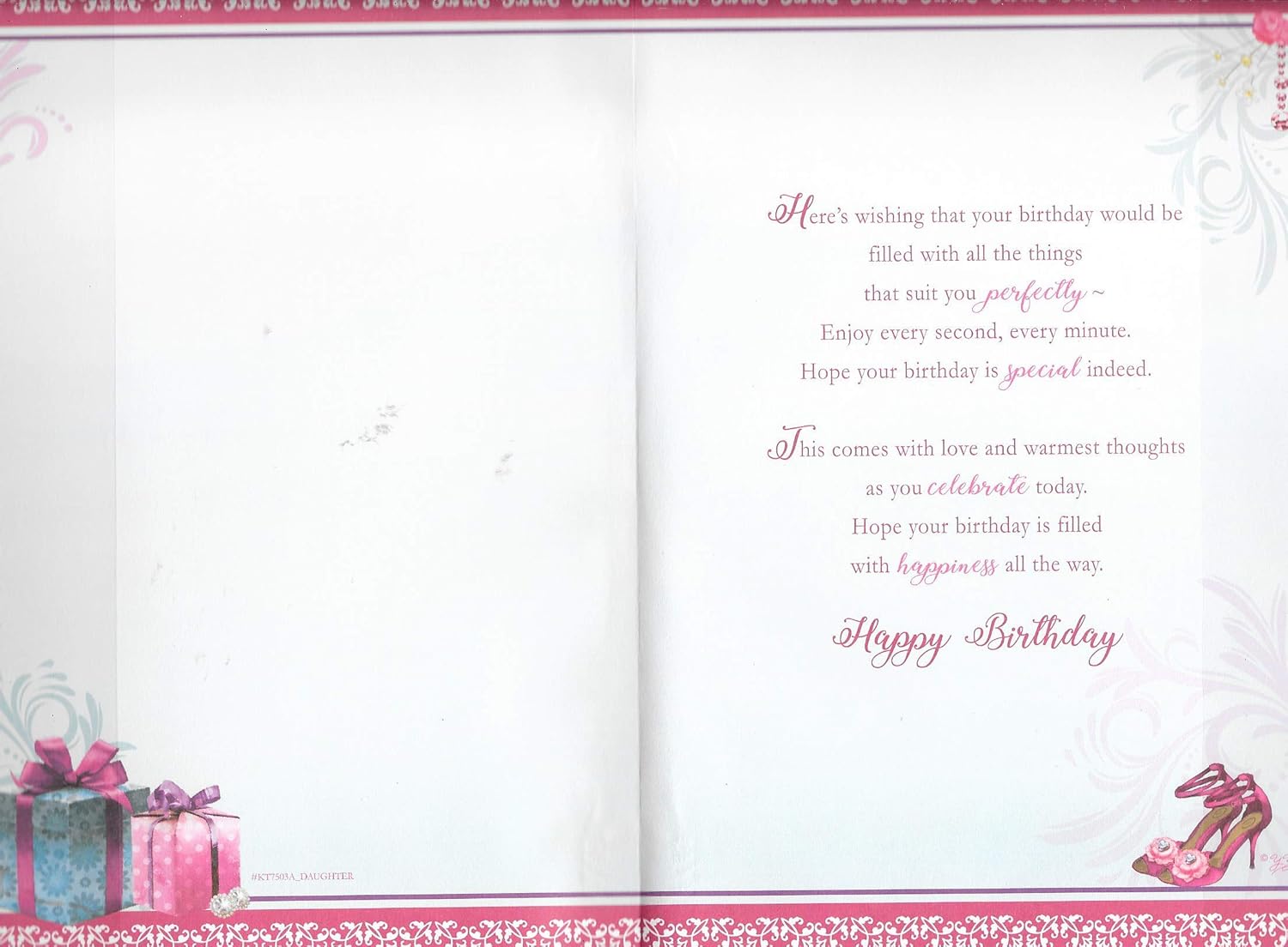 Special Daughter Birthday Card**Sentimental Keepsake Card Included**9 X 6 INCHES**1ST Class Post**AA2** - Image 3