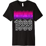 1999 - Purple Starred Design T-Shirt 