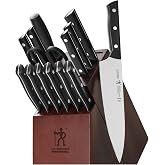 HENCKELS Dynamic Razor-Sharp 15-Piece Knife Set, Chef, Bread, Steak, German Engineered Informed by 100+ Years of Mastery