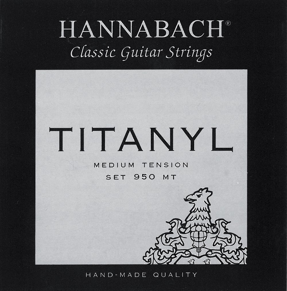 Hannabach 653146 Klassikgitarrensaiten Serie 950 Medium Tension Titanyl - E6