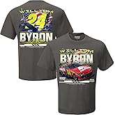 Checkered Flag Sports William Byron Axalta Patriotic Eagle 2-Spot T-Shirt Gray
