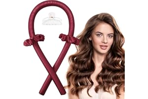 Yeelen Heatless Hair Curling Rod Headband for Long Hair, No Heat Curler Rollers Set can Sleep in Overnight, Satin Curl Ribbon