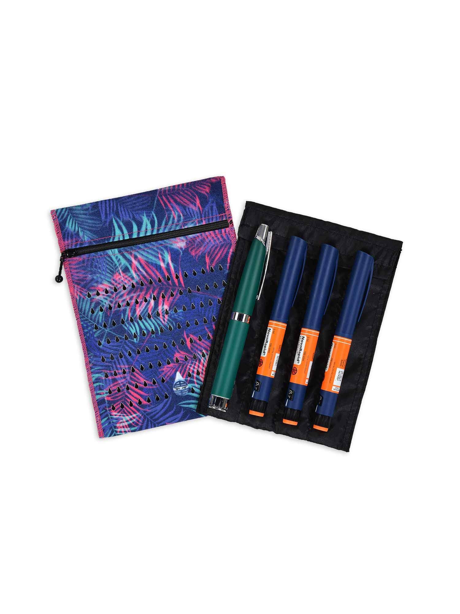 Dia-Cool, cooling case for 4 insulin pens – Eco-friendly evaporative cooling bag for medication - Travel accessory for diabetics.