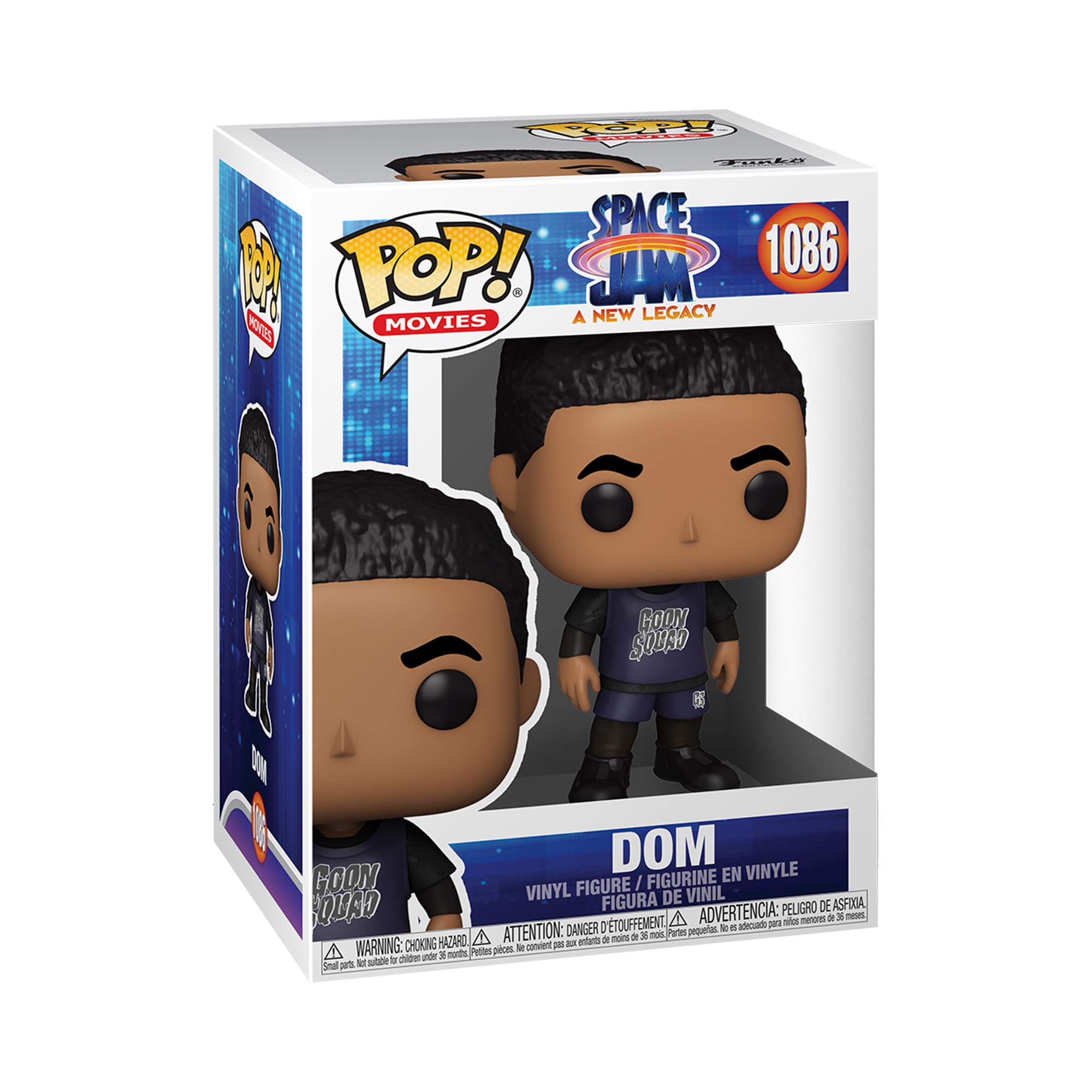 Funko POP! Movies: SJ2- Dom - 1/6 Odds for Rare Chase Variant - Space Jam 2 - Collectable Vinyl Figure - Gift Idea - Official Merchandise - Toys for Kids & Adults - Movies Fans