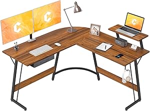 CubiCubi L-Shaped Desk Computer Corner Desk, 50.8