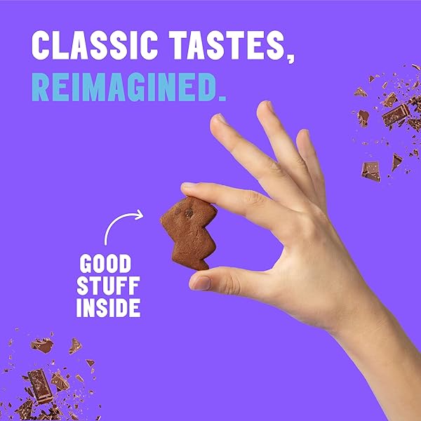 MAVERICKS DOUBLE CHOCOLATE BOLT COOKIES – PLANT-BASED CHOCOLATE CHIP COOKIES, PLANT BASED SNACK FOR KIDS, NUT FREE, 40% LESS SUGAR – 7 OZ BOX (1 PACK)