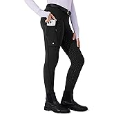 Willit Girls Fleece Horse Riding Pants Equestrian Breeches Kids Winter Riding Tights Thermal Schooling Tights