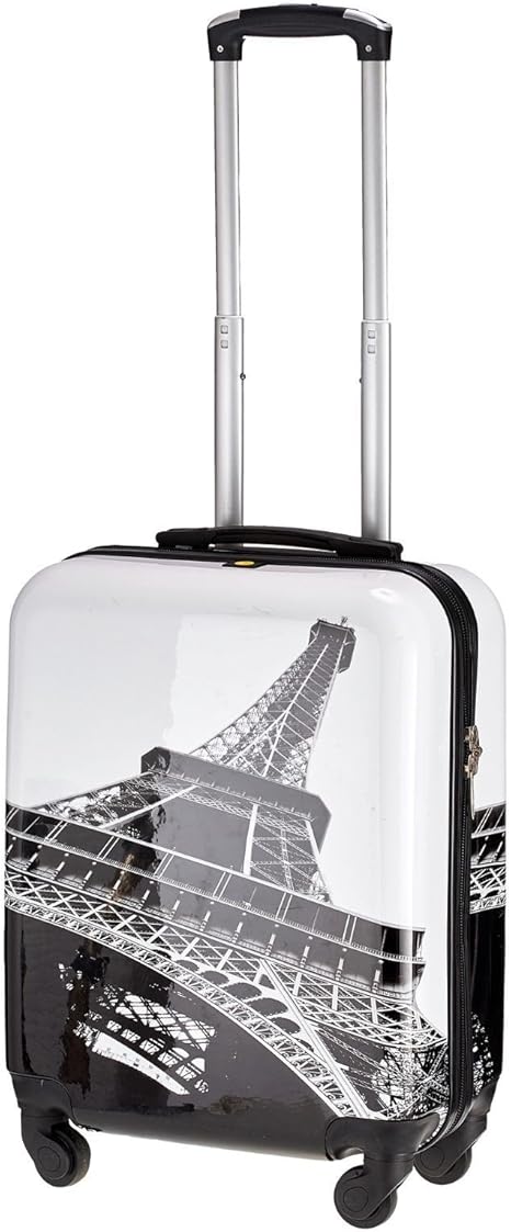eiffel tower hard shell luggage