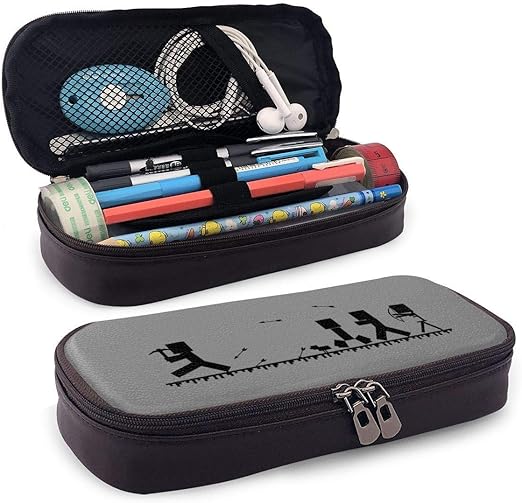 Amazon Co Jp おもしろ スケルトン マインクラフト ゲーム モン ペンケース 男女兼用 筆箱 ケース Pu 革 ペンポーチ ペン入れ ペンバッグ 小物入れ 化粧ポーチ 鉛筆ケース 大容量 文具収納 多機能 通勤 通学 ホーム キッチン