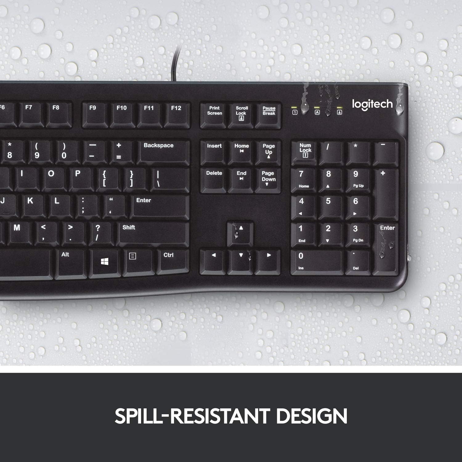 Logitech Desktop MK120 Durable, Comfortable, USB Mouse and keyboard Combo: Electronics