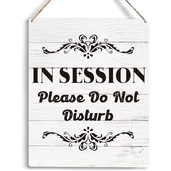 Amazon.com: Therapy Office Decor Counselor Office Decor In Session Please  Do Not Disturb Wooden Hanging Sign for Offices Clinics Law Firms Hotels  Office Home Treatment Room Hanging Door Sign 10x8 Inches :
