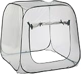 Garden Grow Portable Pop-Up Garden Cloche Mini Greenhouse Roll-Up Door view 4