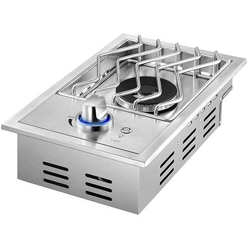 Propane Outdoor Kitchen Gas Burner Single Grilling Side Burners