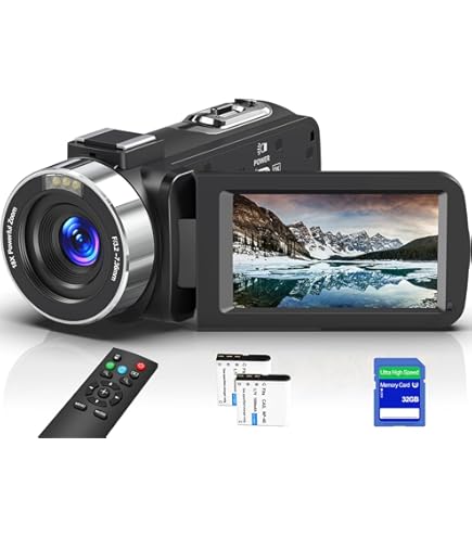8K UHD デジタルビデオカメラ Amazon.com : 8K 64MP Video Camera Camcorder with IR Night Vision