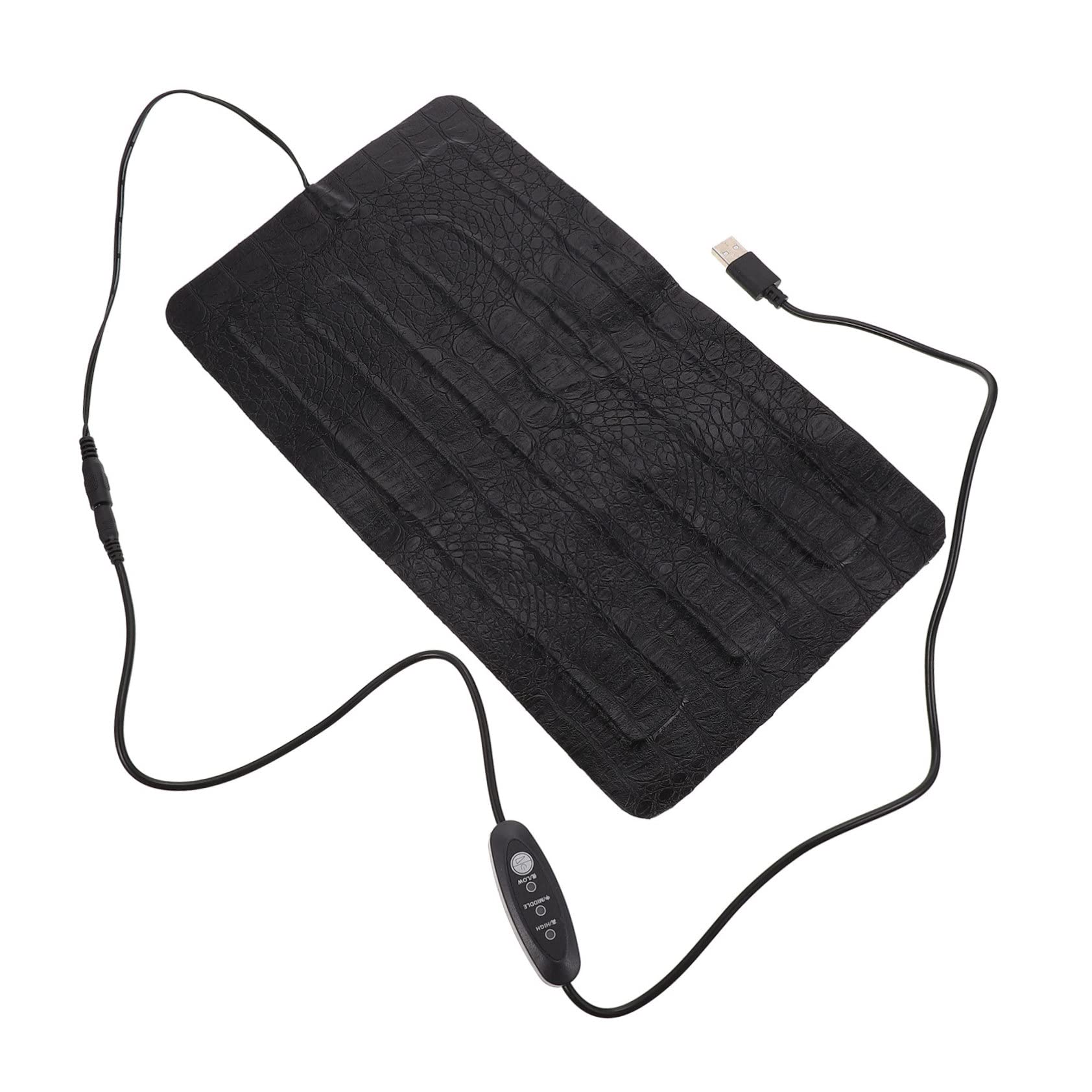 POPETPOP 1pc Pet Heating Pad Reptile Terrariums Outdoor Accessories Small Electric Blanket Heat Pad for Reptiles Electric Cover Blanket Electric Small Pet Mat Pet Sleeping Cushion Leather