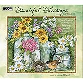 Lang Bountiful Blessings 2026 Wall Calendar – 13.4″ × 12″, 12-Month Calendar with Stapled Binding, Linen-Embossed Art & Inspi