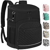 Cooler Backpack Insulated Leakproof Waterproof Backpack Cooler Bag 30/45 Cans, Large Capacity Lightweight Travel Camping Beach Backpack Cooler Ice Chest for Men and Women