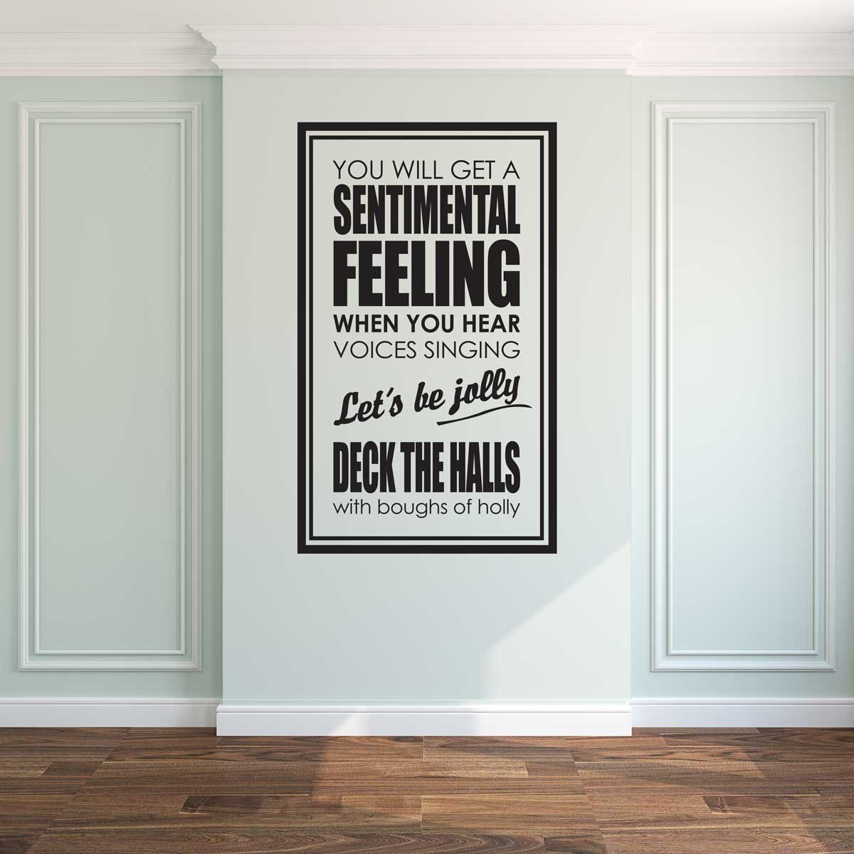 Amazon Com Deck The Halls Song Holiday Vinyl Wall Decal Sticker