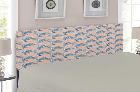 Amazon Com Lunarable Dolphin Headboard Happy Dolphins