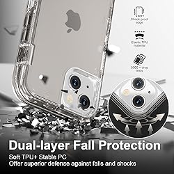 Follaroma for iPhone 14 Case, Heavy Duty Shockproof