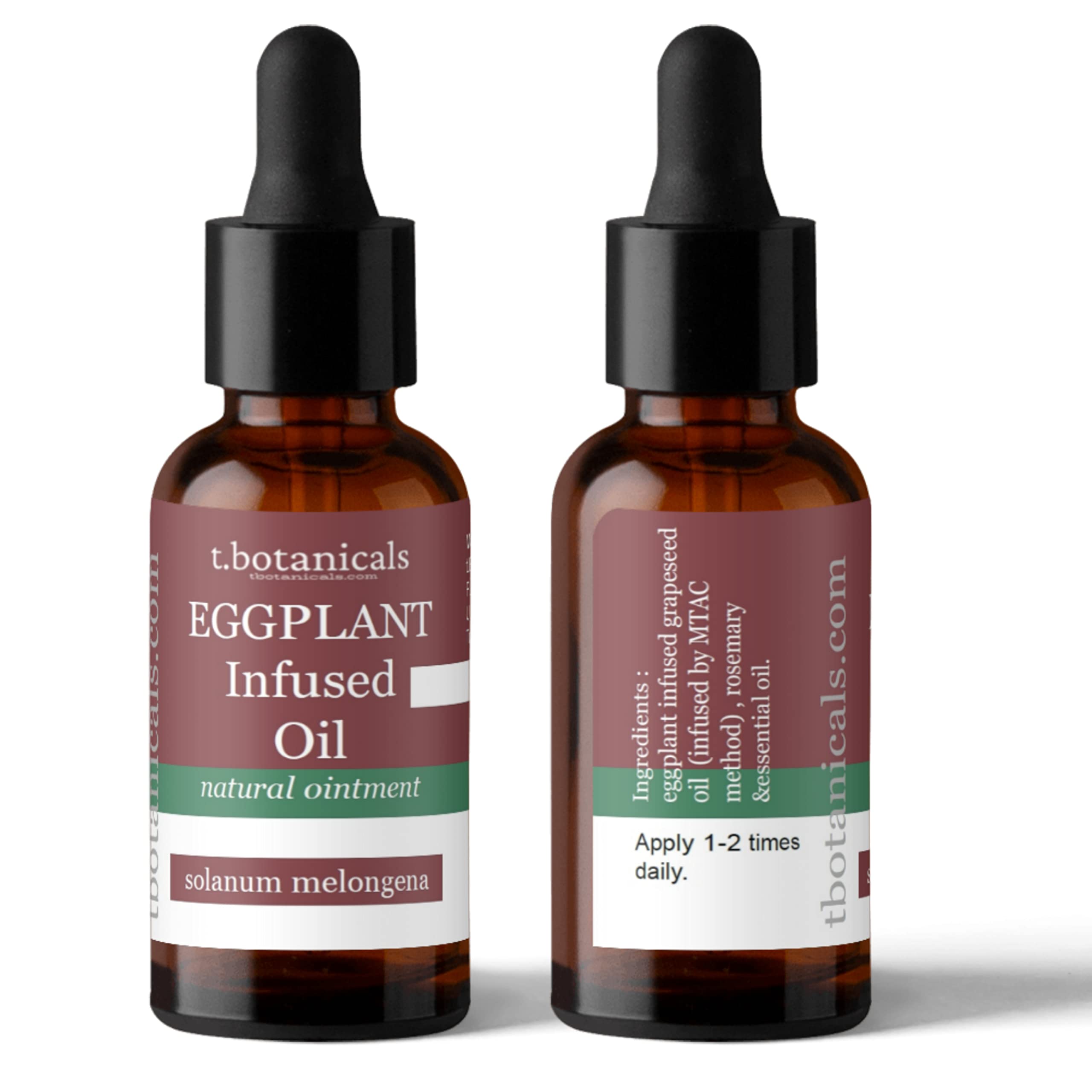 Eggplant Oil Eggplant Infused Oil for Skin Disorders Broad Spectrum Eggplant Extract