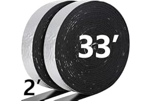 HZCGJMY Pipe Insulation Wrap 2" Wide X 33 Ft Water Pipe Foam Insulation Tape Self Adhesive Aluminum Foil Insulation Wrap for Outdoor Winter Cold Hot Water Pipes (1Pcs)