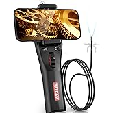Ralcam Two-Way 210° Articulating Borescope, 6.2mm Slim Probe USB-C Flexible Endoscope Inspection Camera Compatible with iPhone & Android for Engine, Pipe & HVAC Inspection