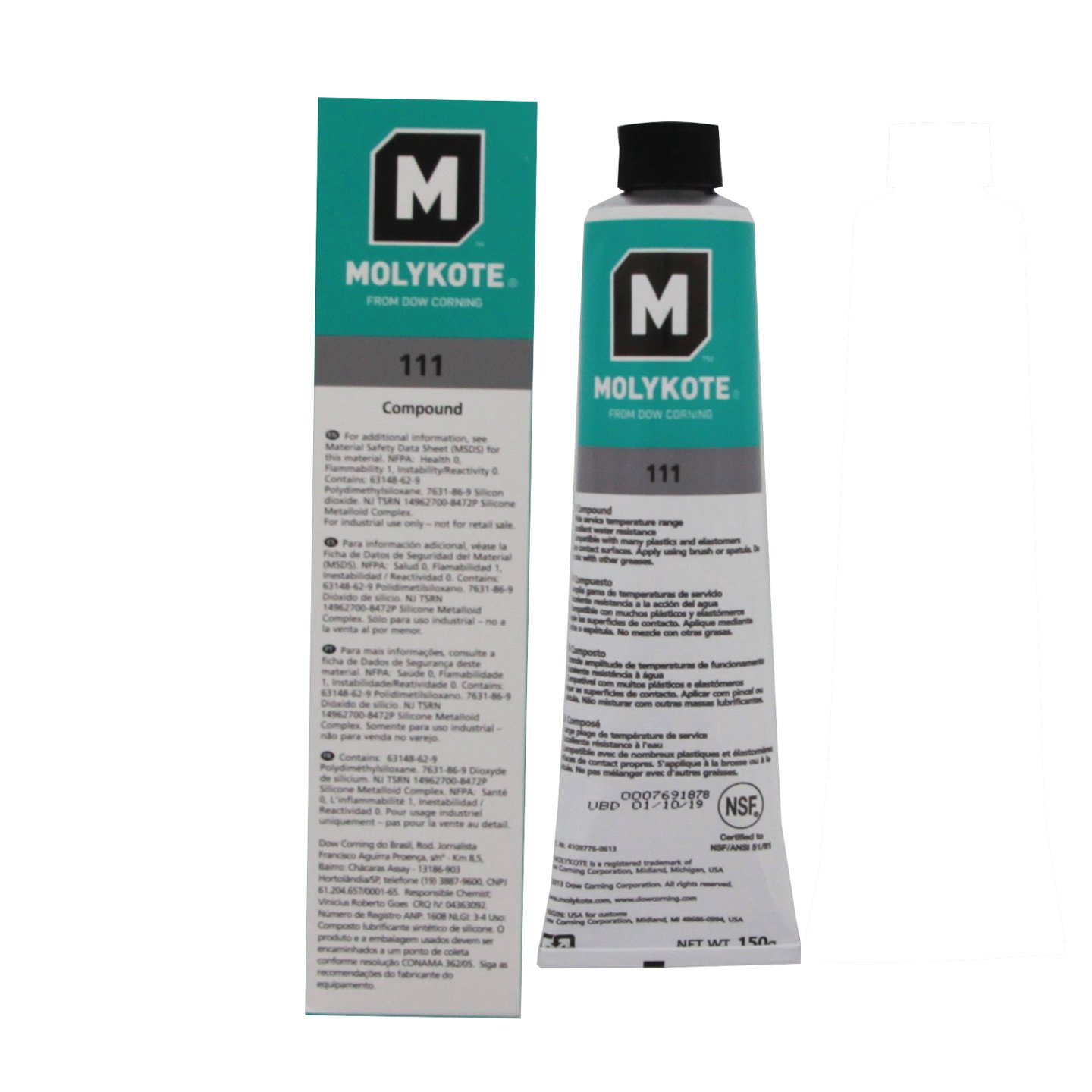 Amazon.com: Dow Corning Molykote 111 Compound 5.3oz (150grams): Sports &  Outdoors